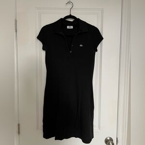 Lacoste polo dress, black